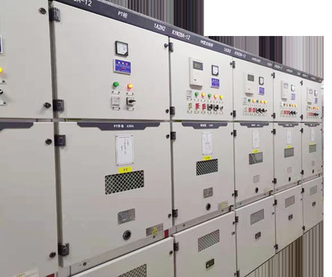 Switchgear folheado do metal médio Withdrawable do interruptor KYN28A-12 da tensão