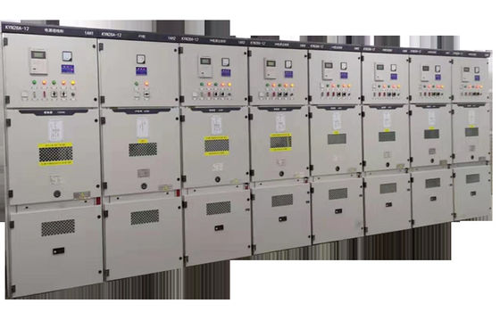Switchgear folheado do metal médio Withdrawable do interruptor KYN28A-12 da tensão